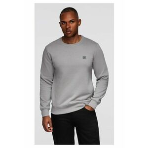 Bluza clasica cu guler rotund OM-SSNZ-0243 - Gri imagine
