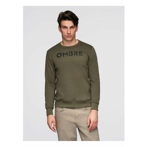 Bluza clasica cu imprimare B1711 - Verde inchis imagine