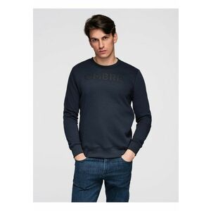 Bluza clasica cu imprimare B1711 - Albastru inchis imagine