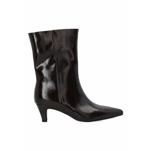 Botine din piele lacuita cu tot kitten imagine