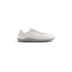 Pantofi sport de piele cu aspect texturat - Alb imagine