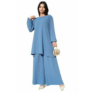 Set doua piese - HiCCUP - Bluza/Pantaloni - Jerseu - Albastru indigo imagine