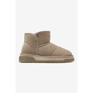 Ghete slip-on din piele intoarsa Atlas - Maro taupe imagine