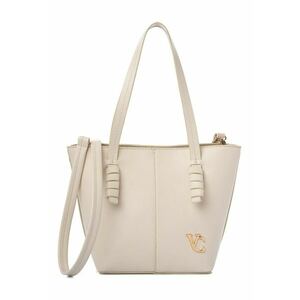 Geanta tote din piele ecologica - Crem imagine