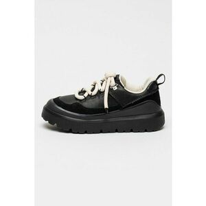 Pantofi sport low-cut de piele cu garnituri de piele intoarsa Heritage Utility - Negru imagine