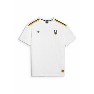 Tricou Unisex Drift Masters - 100% Bumbac - Alb/Negru/Galben imagine