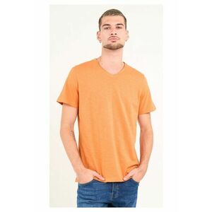- Tricou barbat cu maneca scurta ( Material: Bumbac - MARMALADE - Portocaliu imagine