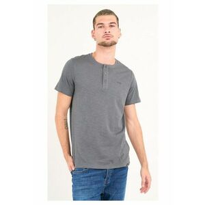 - Tricou barbat cu maneca scurta ( Material: Bumbac - DARK SHADOW - Gri imagine
