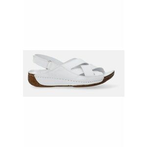 Sandale wedge din piele naturala imagine