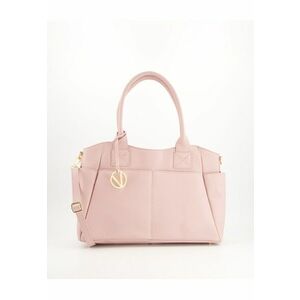 Geanta dama roz - piele naturala - 5 buzunare - 28x42x14cm imagine