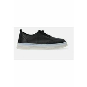 PANTOFI SPORT DIN PIELE UNI CU SIRET imagine