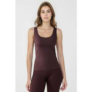 Top cu decolteu rotund - Violet tyrian imagine