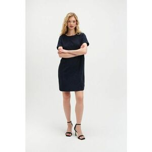 Rochie mini cu cordon in talie - Albastru ultramarin imagine