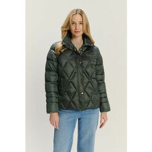 Geaca matlasata cu capse - Verde padure imagine