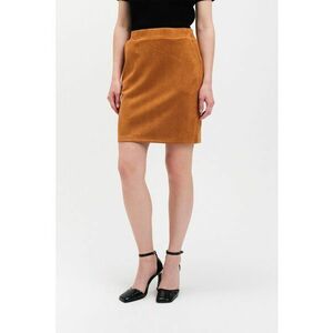 Fusta mini catifelata - Maro scortisoara imagine