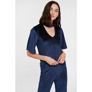 Blua striata cu decupaj - Bleumarin imagine