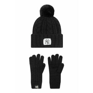 Set de ecaciula cu ciucure si manusi - Negru imagine