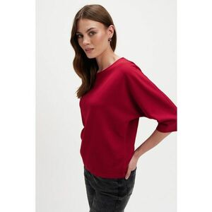 Bluza cu maneci liliac - Rosu imagine
