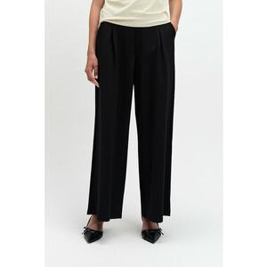 Pantaloni cu croiala ampla - Negru imagine