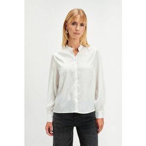 Bluza cu maneci bufante - Alb imagine