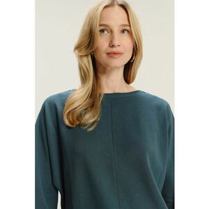 Bluza uni lejera - Verde inchis imagine