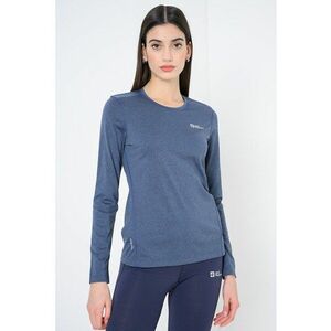 Bluza regular fit cu imprimeu logo discret Sky Thermal - Albastru inchis imagine