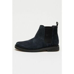 Ghete Chelsea de piele Clarkdale Easy - Bleumarin imagine