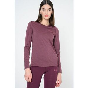Bluza regular fit cu imprimeu logo discret Sky Thermal - Violet pruna imagine