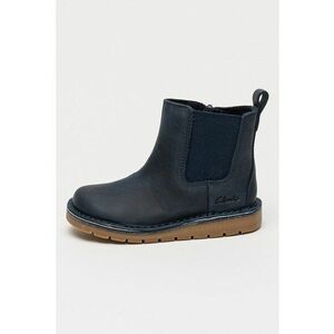 Ghete Chelsea din piele Joyful Sky - Bleumarin imagine
