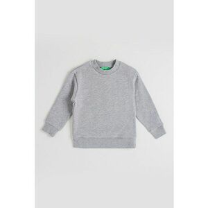 Bluza de trening din bumbac cu imprimeu - Gri melange imagine