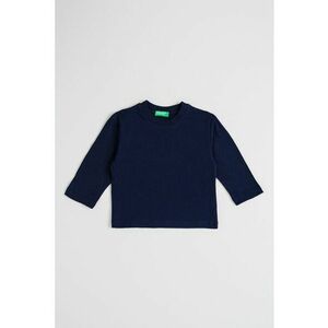 Bluza cu imprimeu pe partea din spate - Bleumarin imagine
