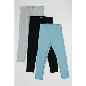 Set de colanti cu model uni - 3 perechi - Verde/Negru/Gri deschis melange imagine