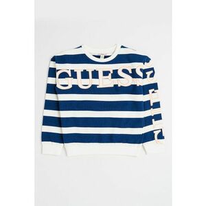 Bluza de trening din bumbac cu dungi - Alb/Bleumarin imagine