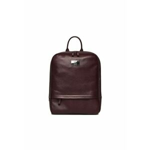 Rucsac dama piele - 2 - 28 x 15 x 35 - 63987 - Visiniu imagine