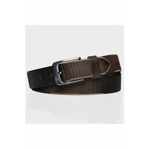 Curea piele naturala 3 - 5 cm - maro - marime imagine