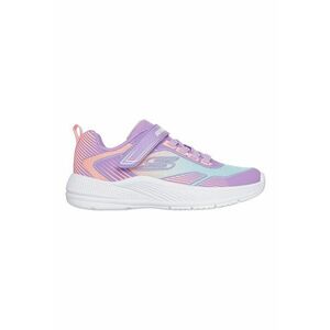 Pantofi sport de plasa si piele ecologica Microspec Advance Oasis - Turcoaz/Piersica/Ametist imagine