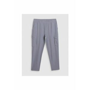 Pantaloni Antrenament Barbati - Uscare Rapida - Albastru - Buzunare Cargo imagine