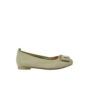 Balerini casual - dama - M460011F verde - piele naturala - Verde imagine
