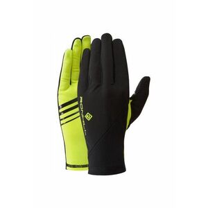 Manusi alergare Wind-Block-Negru/Lime-S imagine