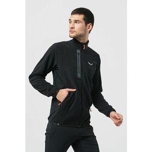 Bluza sport din fleece cu fermoar pentru schi Paganella - Negru imagine