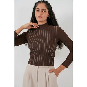 Bluza pentru dama - HiCCUP - Jerseu - Maro deschis imagine