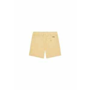 Pantaloni scurti cu buzunare oblice din amestec de in imagine