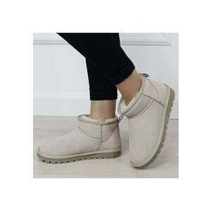 Ghete bej din piele naturala W5821 118 18288 - Bej imagine