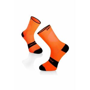 Sosete pentru ciclism CYCLING LIGHT SOCKS Fluo Orange imagine