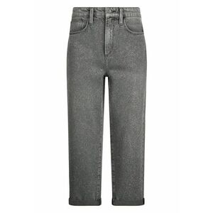 Blugi crop drepti - Gri imagine