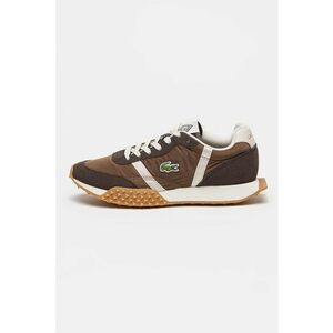 Pantofi sport din piele cu flatform - Maro imagine