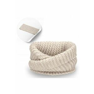 Esarfa pentru copii - 17251-004 - universala - 44 cm lungime - 17 cm latime - calduroasa - moale - nu zgarie - lavabila - bej - material: 85% acril - 15% poliamida - rezistenta la inghet - ideala pentru plimbari de iarna - pentru copii cu varsta cuprins imagine