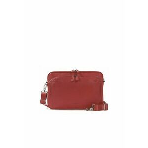 Geanta unisex de piele pentru laptop - Rosu - 23 x 34 x 8.5 CM imagine