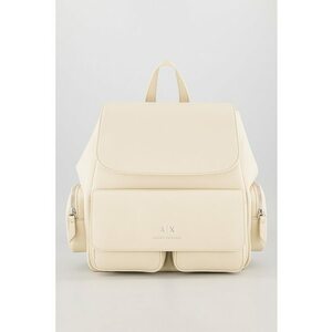 Rucsac de piele ecologica cu buzunare multiple Rachel - Bej imagine