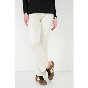 Blugi bootcut cu talie medie - Alb fildes imagine